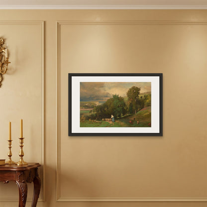 Orlonzo - FRAMED CANVAS BLACK 9060cm3624 ROOM