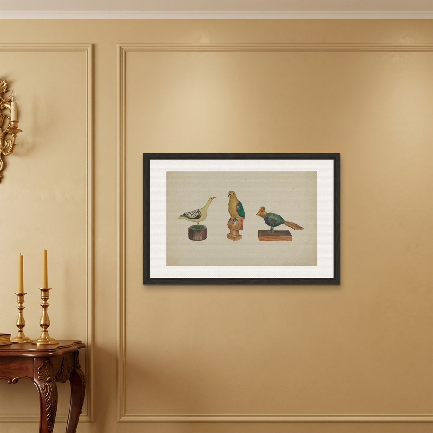 Orlonzo - FRAMED CANVAS BLACK 9060cm3624 ROOM