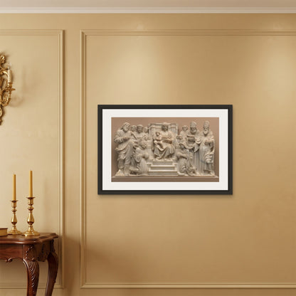 Orlonzo - FRAMED CANVAS BLACK 9060cm3624 ROOM
