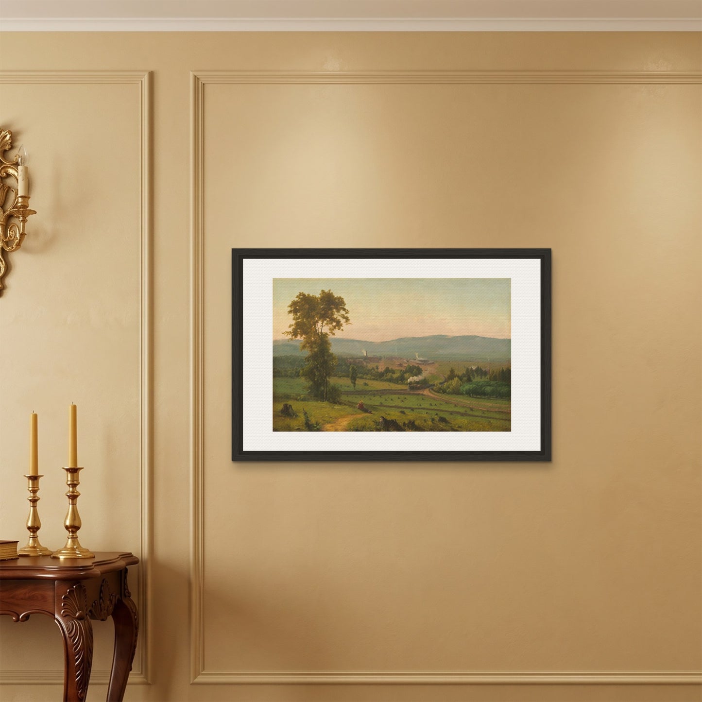 Orlonzo - FRAMED CANVAS BLACK 9060cm3624 ROOM