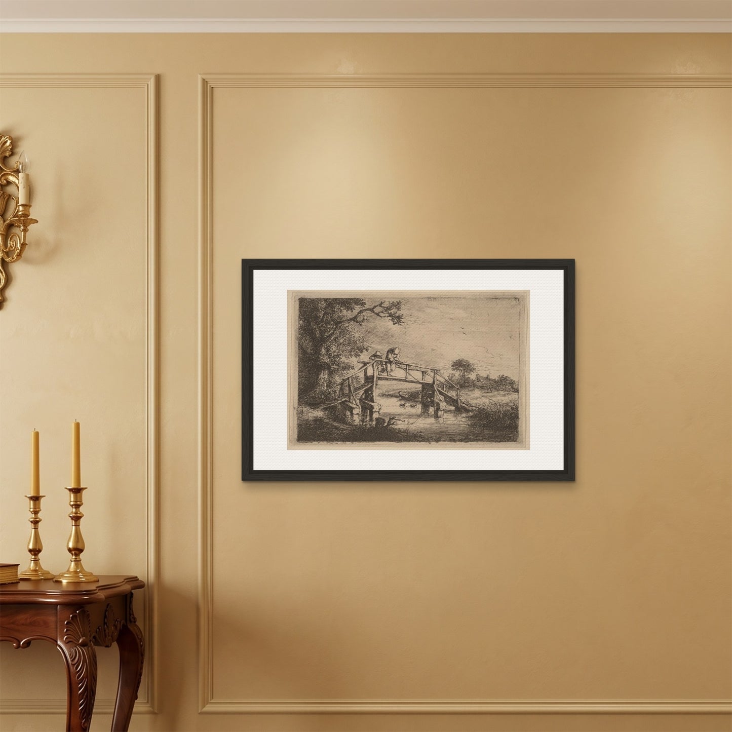 Orlonzo - FRAMED CANVAS BLACK 9060cm3624 ROOM