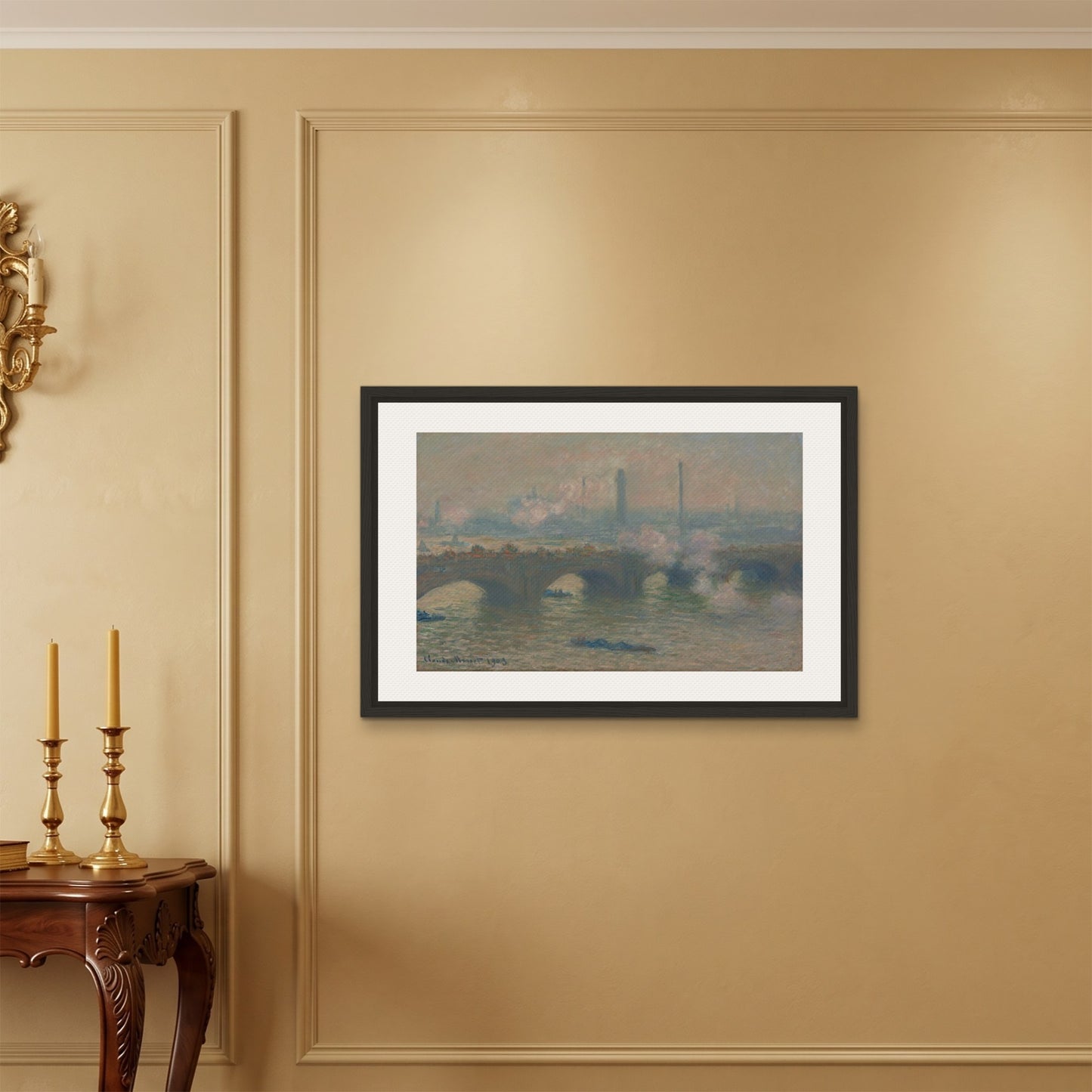 Orlonzo - FRAMED CANVAS BLACK 9060cm3624 ROOM