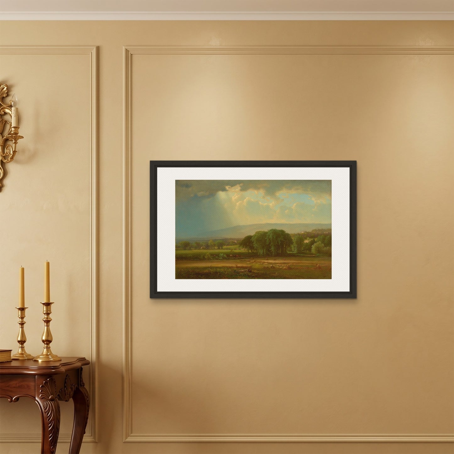 Orlonzo - FRAMED CANVAS BLACK 9060cm3624 ROOM