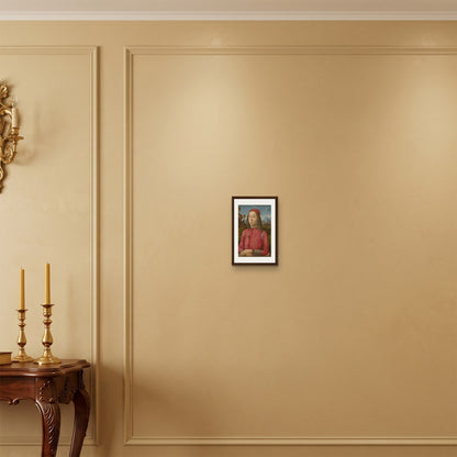 Orlonzo - FRAMED CANVAS DARK WOOD 20x30cm8x12 ROOM
