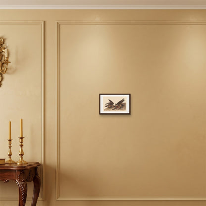 Orlonzo - FRAMED CANVAS DARK WOOD 3020cm128 ROOM