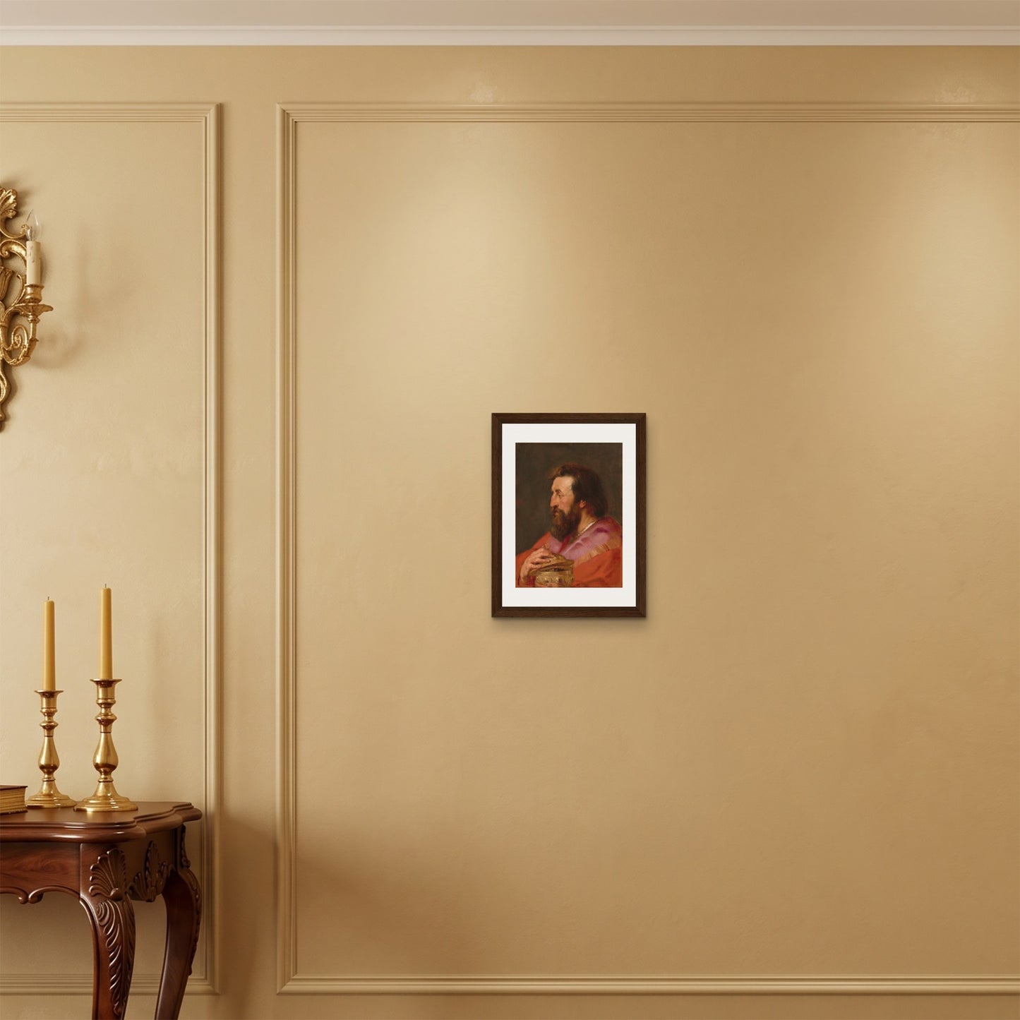 Orlonzo - FRAMED CANVAS DARK WOOD 30x40cm12x16 ROOM