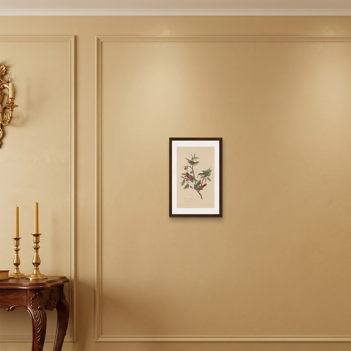 Orlonzo - FRAMED CANVAS DARK WOOD 30x45cm12x18 ROOM