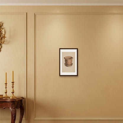 Orlonzo - FRAMED CANVAS DARK WOOD 30x45cm12x18 ROOM