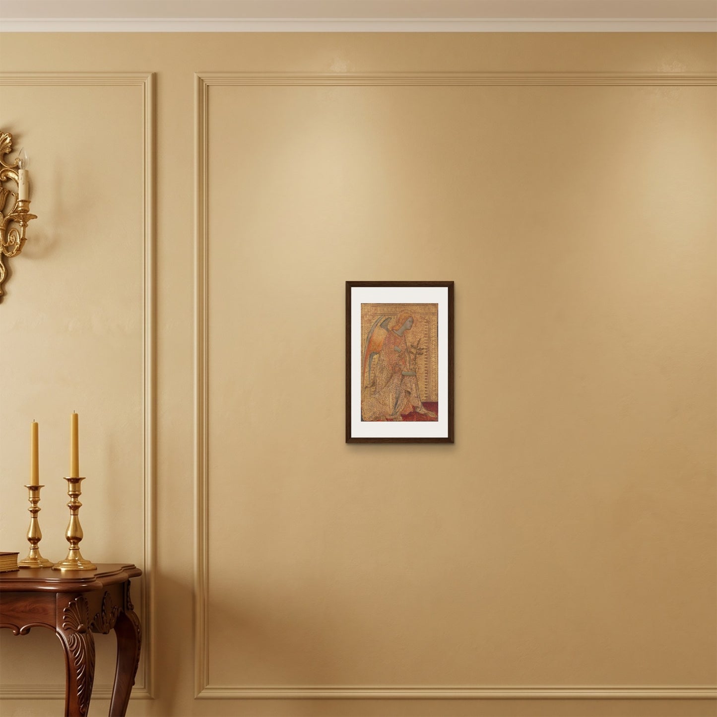 Orlonzo - FRAMED CANVAS DARK WOOD 30x45cm12x18 ROOM