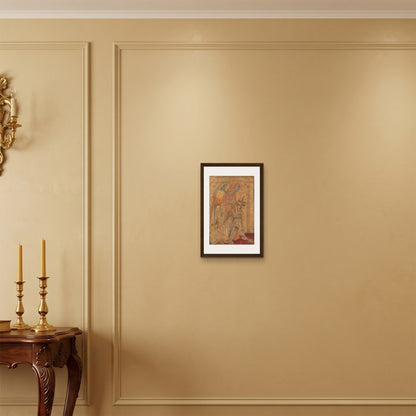 Orlonzo - FRAMED CANVAS DARK WOOD 30x45cm12x18 ROOM