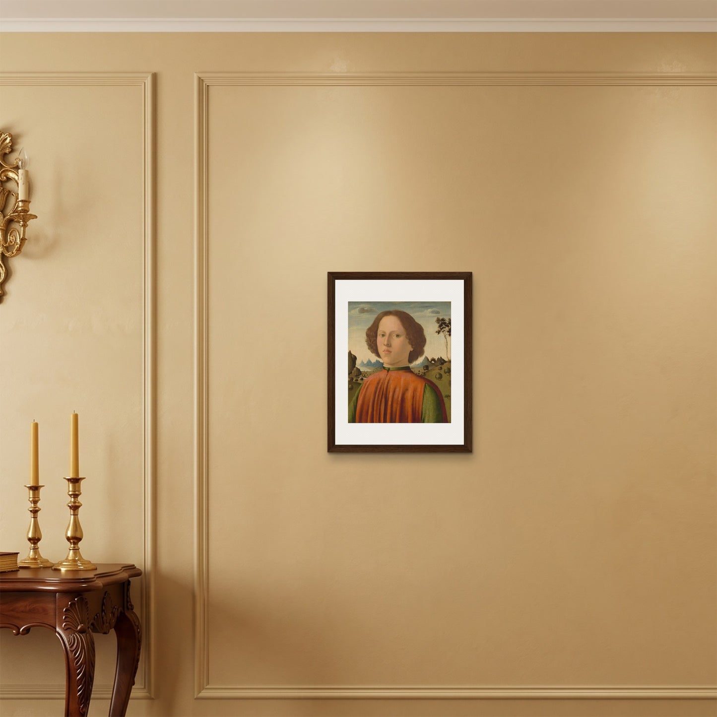 Orlonzo - FRAMED CANVAS DARK WOOD 40x50cm16x20 ROOM