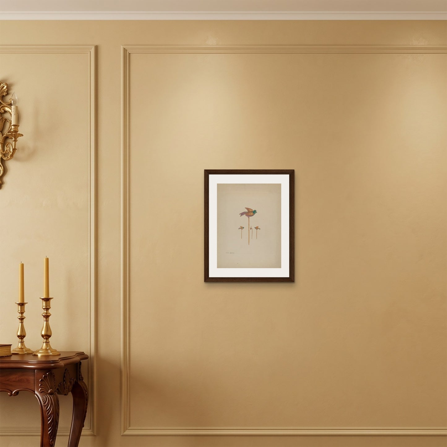 Orlonzo - FRAMED CANVAS DARK WOOD 40x50cm16x20 ROOM