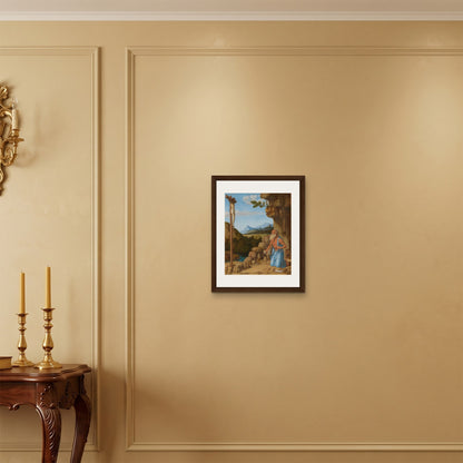 Orlonzo - FRAMED CANVAS DARK WOOD 40x50cm16x20 ROOM