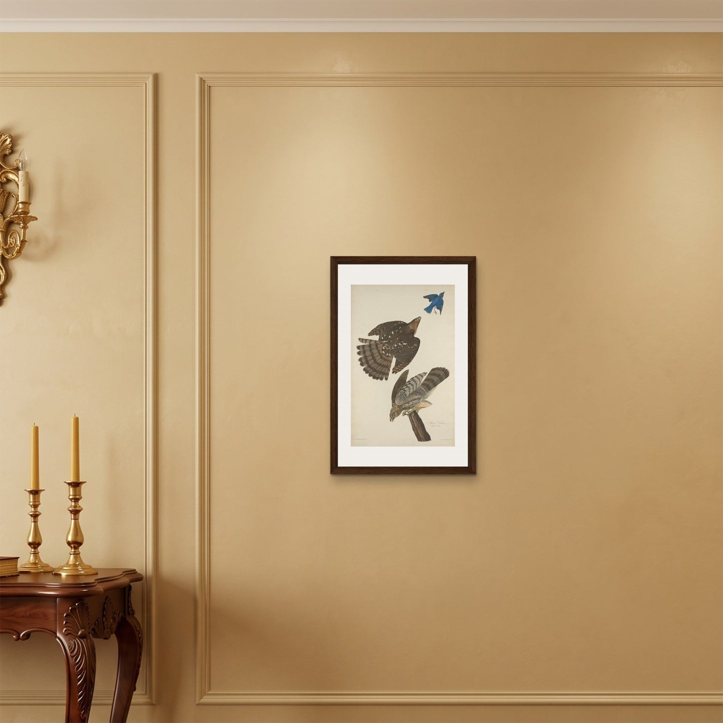 Orlonzo - FRAMED CANVAS DARK WOOD 40x60cm16x24 ROOM
