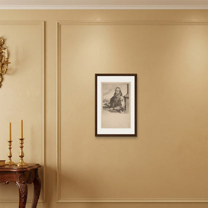 Orlonzo - FRAMED CANVAS DARK WOOD 40x60cm16x24 ROOM