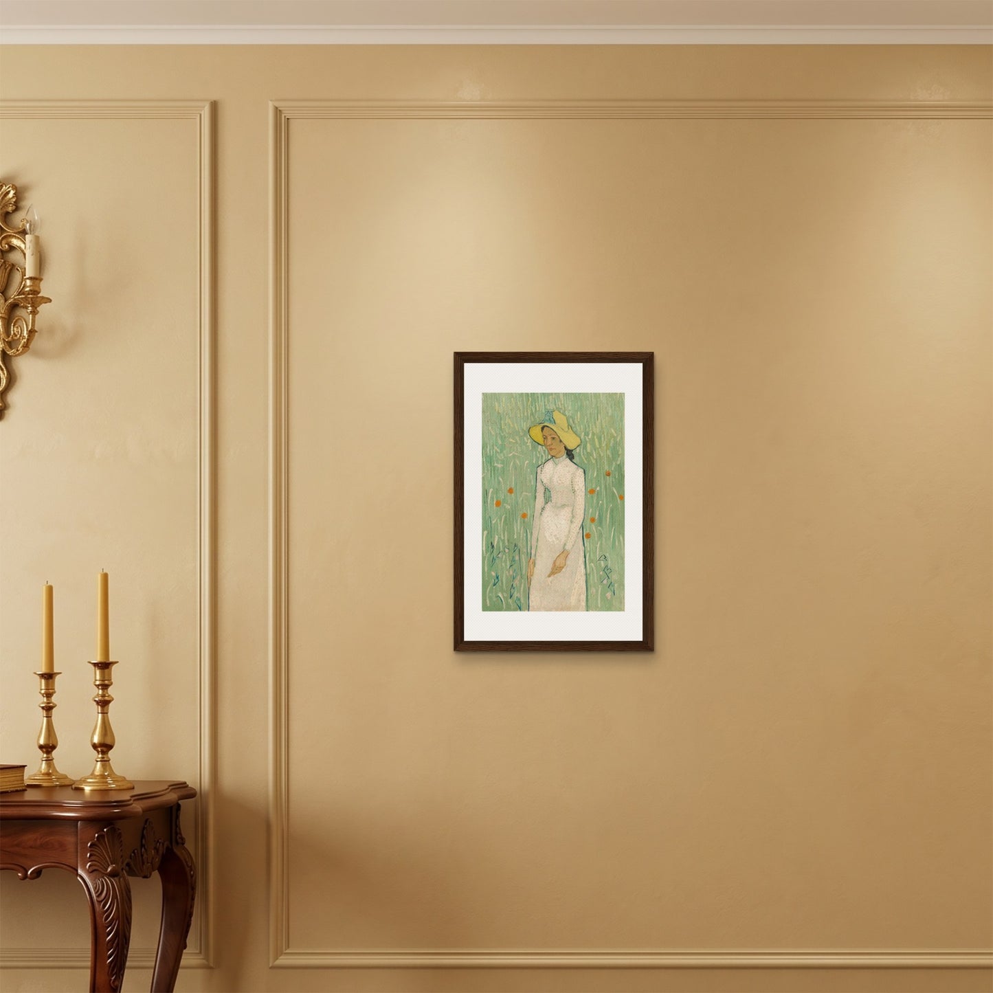 Orlonzo - FRAMED CANVAS DARK WOOD 40x60cm16x24 ROOM