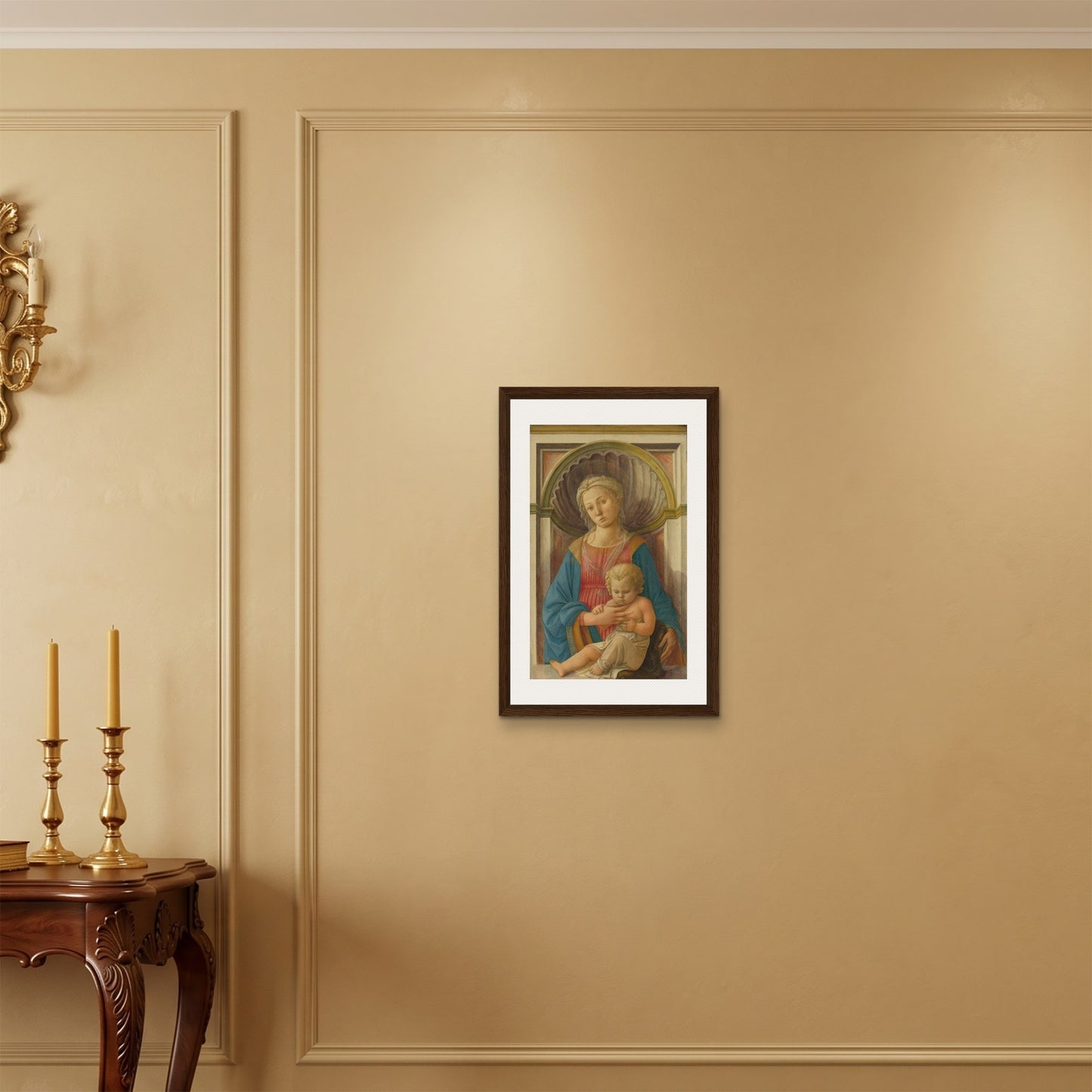 Orlonzo - FRAMED CANVAS DARK WOOD 40x60cm16x24 ROOM