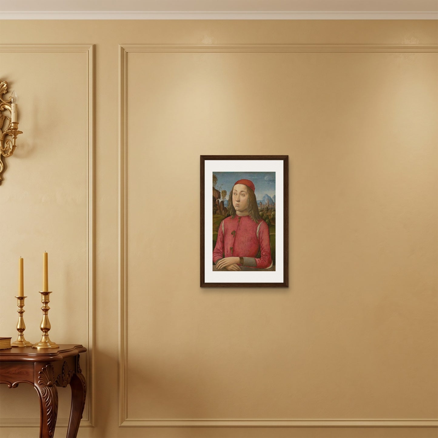 Orlonzo - FRAMED CANVAS DARK WOOD 40x60cm16x24 ROOM