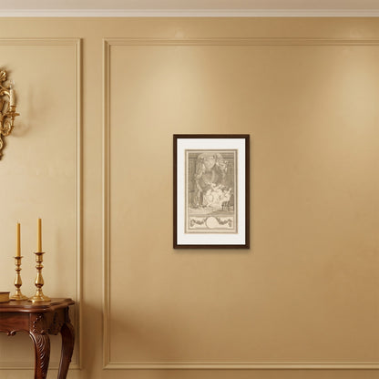 Orlonzo - FRAMED CANVAS DARK WOOD 40x60cm16x24 ROOM