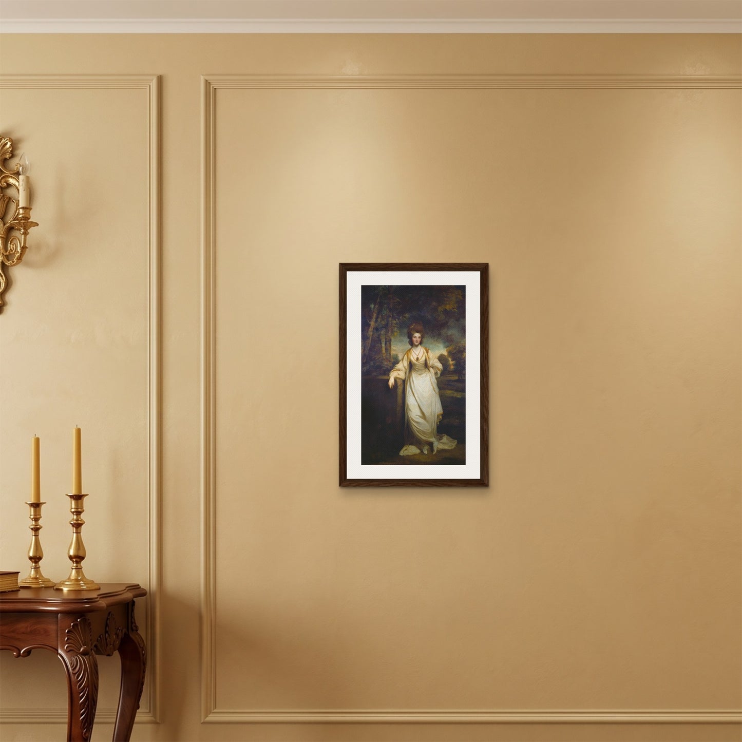 Orlonzo - FRAMED CANVAS DARK WOOD 40x60cm16x24 ROOM
