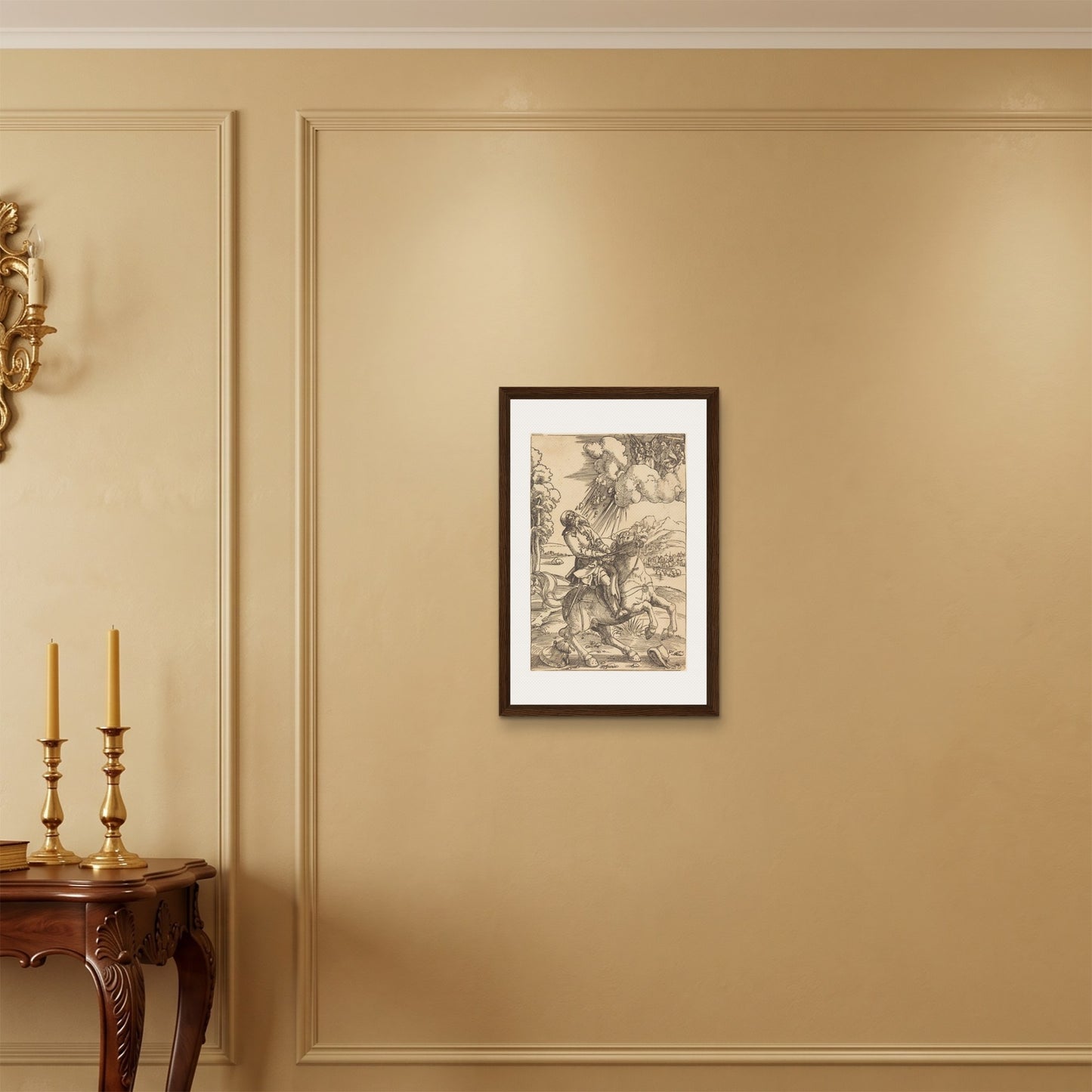 Orlonzo - FRAMED CANVAS DARK WOOD 40x60cm16x24 ROOM