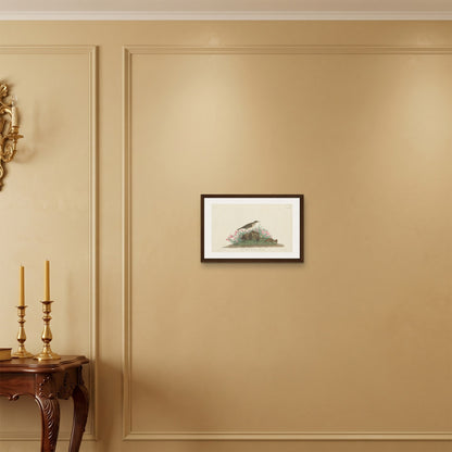 Orlonzo - FRAMED CANVAS DARK WOOD 4530cm1812 ROOM