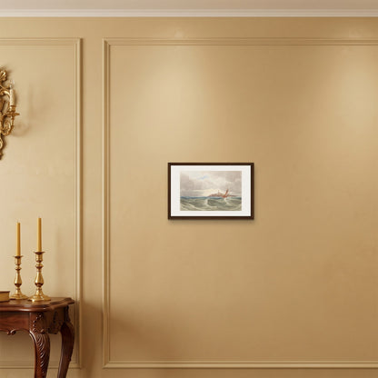 Orlonzo - FRAMED CANVAS DARK WOOD 4530cm1812 ROOM