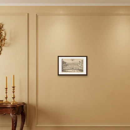 Orlonzo - FRAMED CANVAS DARK WOOD 4530cm1812 ROOM