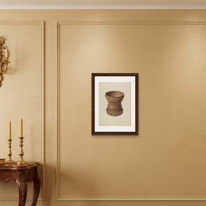 Orlonzo - FRAMED CANVAS DARK WOOD 45x60cm18x24 ROOM