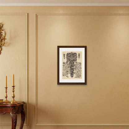 Orlonzo - FRAMED CANVAS DARK WOOD 45x60cm18x24 ROOM