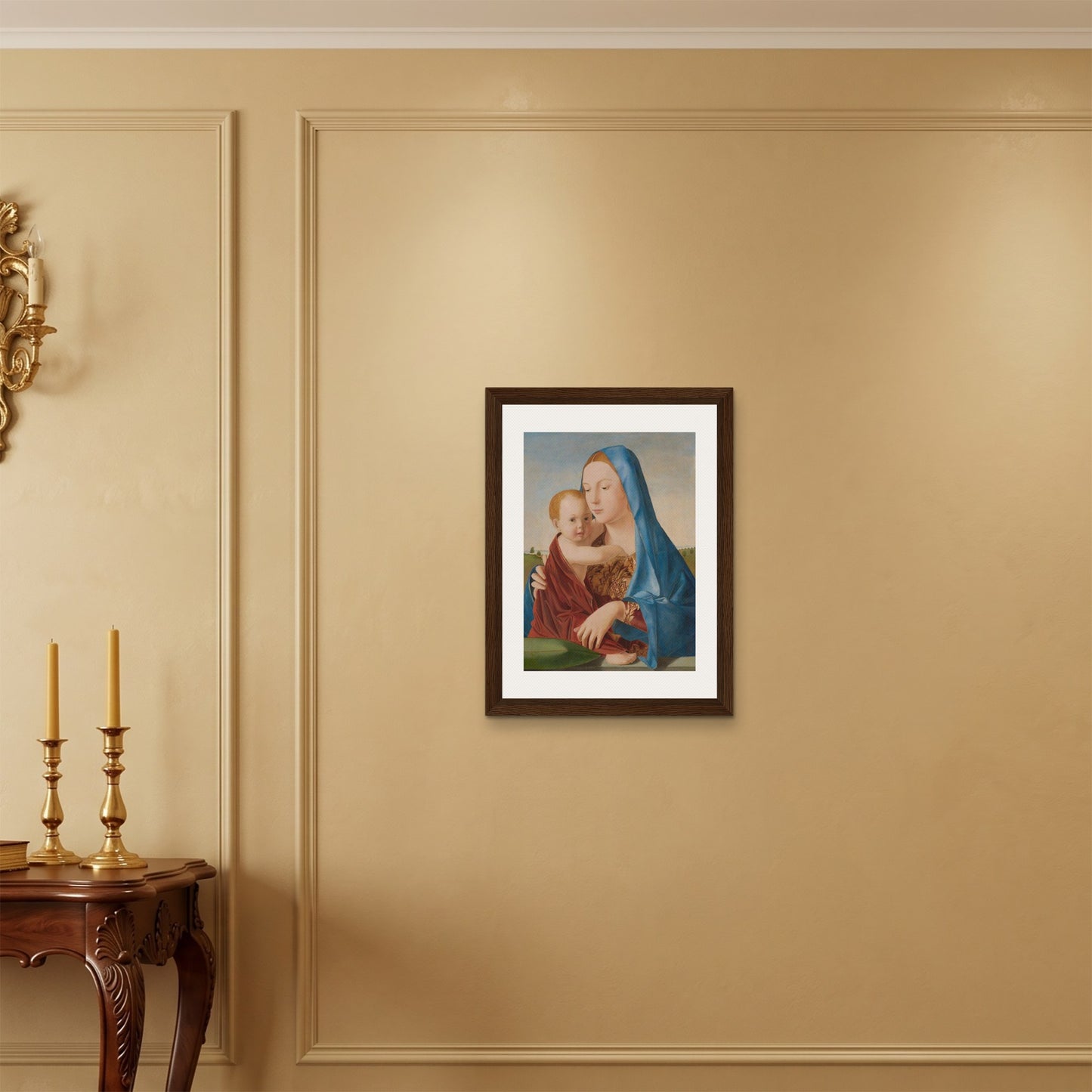 Orlonzo - FRAMED CANVAS DARK WOOD 45x60cm18x24 ROOM