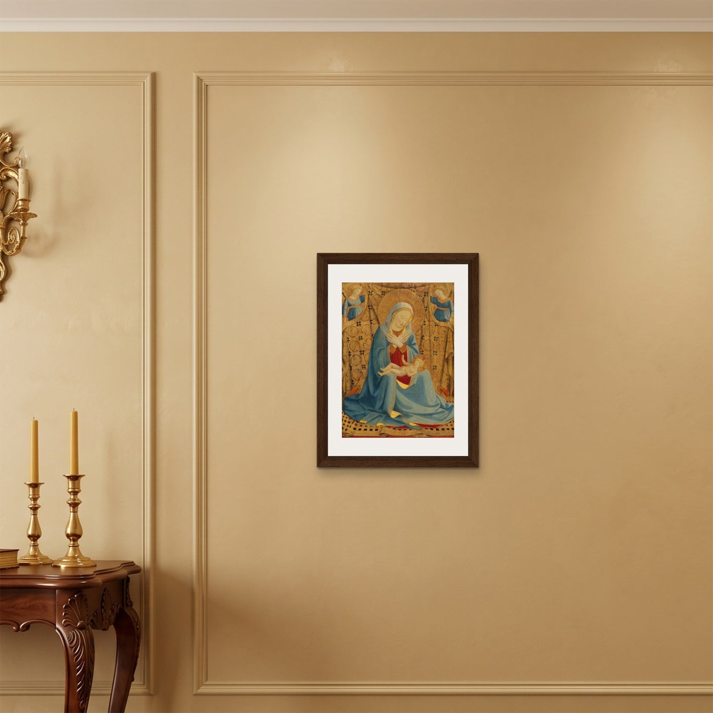 Orlonzo - FRAMED CANVAS DARK WOOD 45x60cm18x24 ROOM