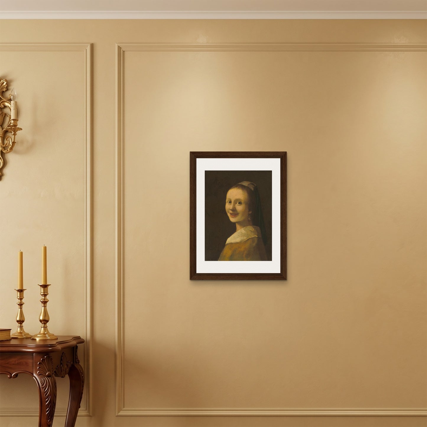Orlonzo - FRAMED CANVAS DARK WOOD 45x60cm18x24 ROOM