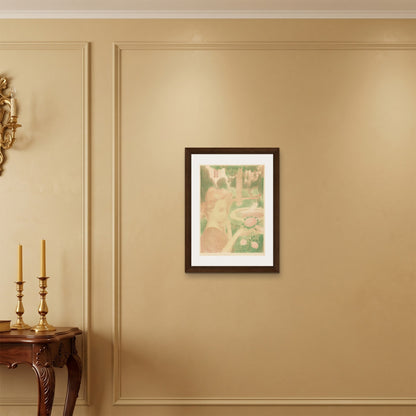 Orlonzo - FRAMED CANVAS DARK WOOD 45x60cm18x24 ROOM