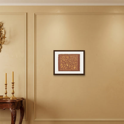 Orlonzo - FRAMED CANVAS DARK WOOD 5040cm2016 ROOM