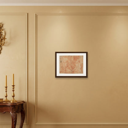 Orlonzo - FRAMED CANVAS DARK WOOD 5040cm2016 ROOM