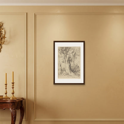 Orlonzo - FRAMED CANVAS DARK WOOD 50x70cm20x28 ROOM
