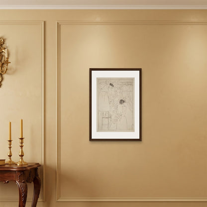 Orlonzo - FRAMED CANVAS DARK WOOD 50x70cm20x28 ROOM