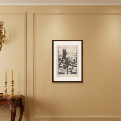 Orlonzo - FRAMED CANVAS DARK WOOD 50x70cm20x28 ROOM
