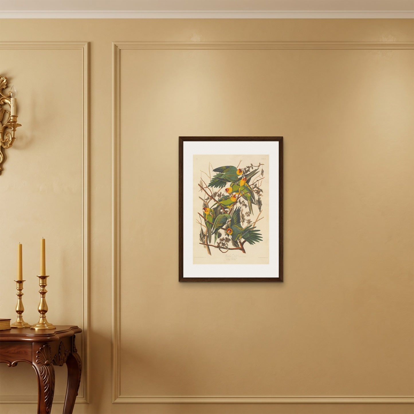 Orlonzo - FRAMED CANVAS DARK WOOD 50x70cm20x28 ROOM