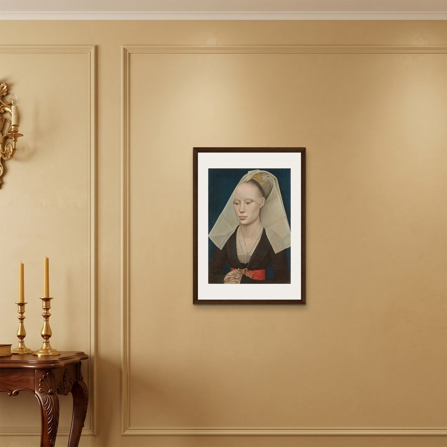 Orlonzo - FRAMED CANVAS DARK WOOD 50x70cm20x28 ROOM
