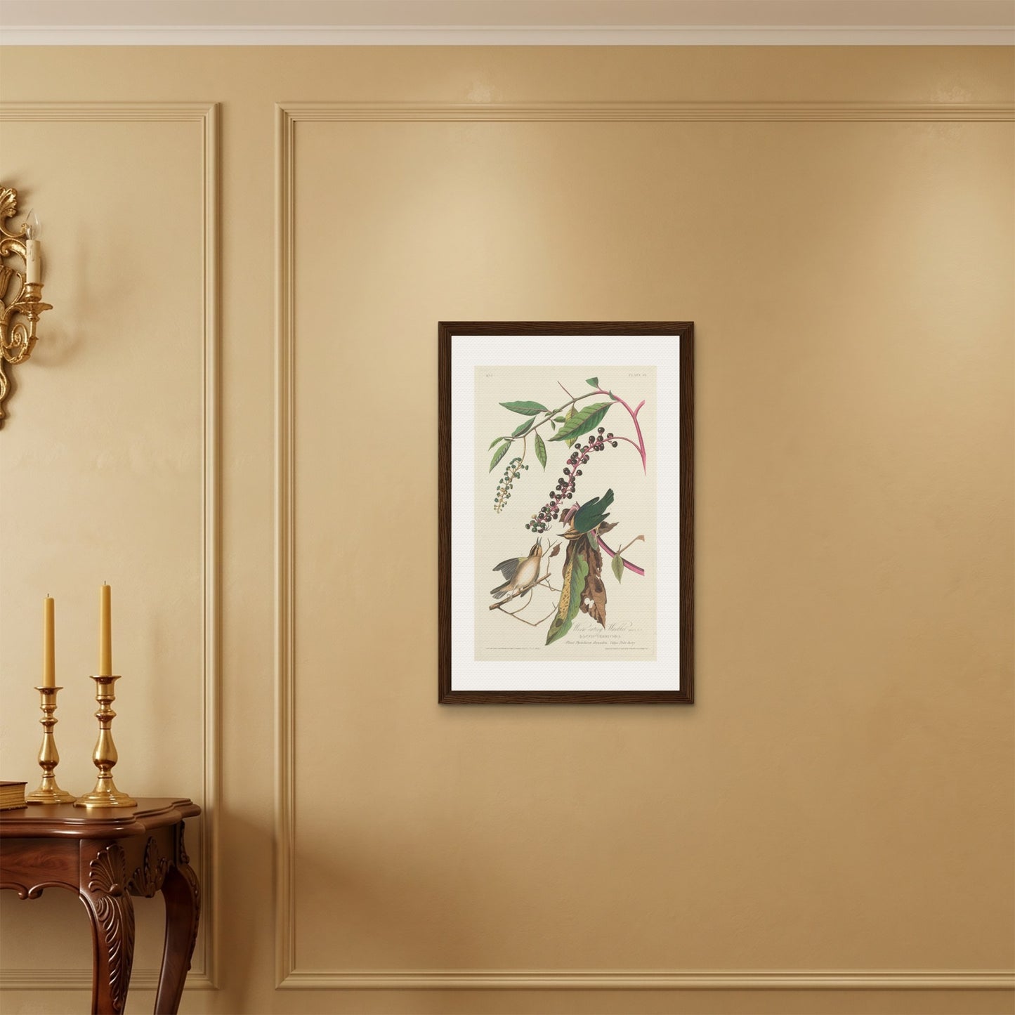 Orlonzo - FRAMED CANVAS DARK WOOD 50x75cm20x30 ROOM