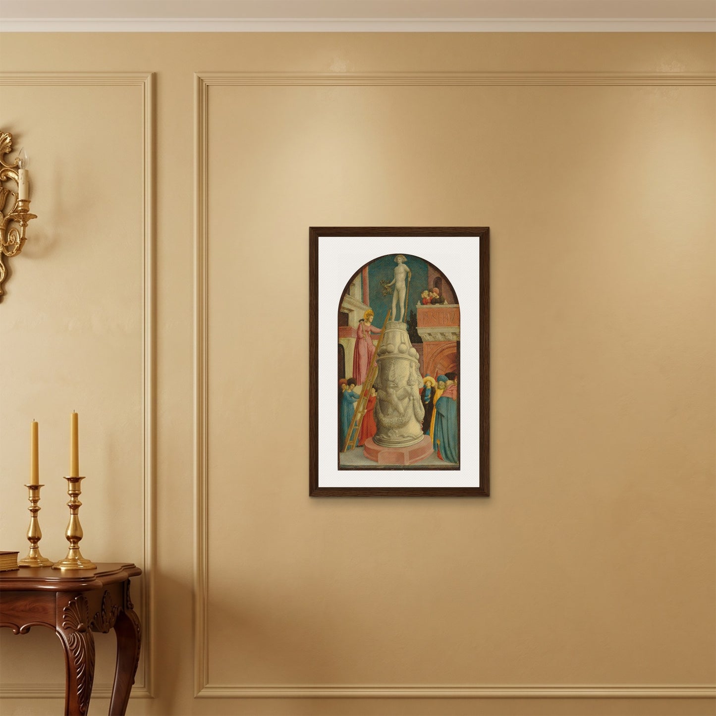 Orlonzo - FRAMED CANVAS DARK WOOD 50x75cm20x30 ROOM
