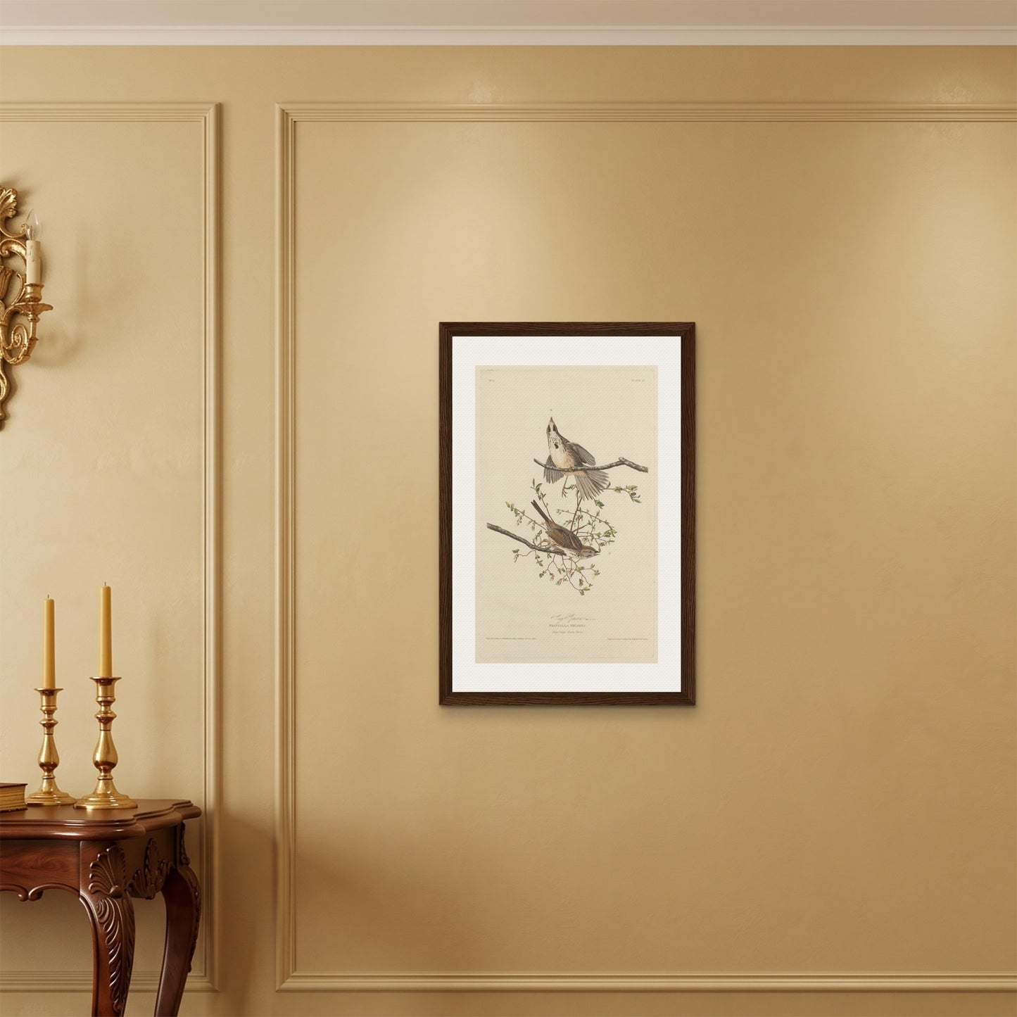 Orlonzo - FRAMED CANVAS DARK WOOD 50x75cm20x30 ROOM