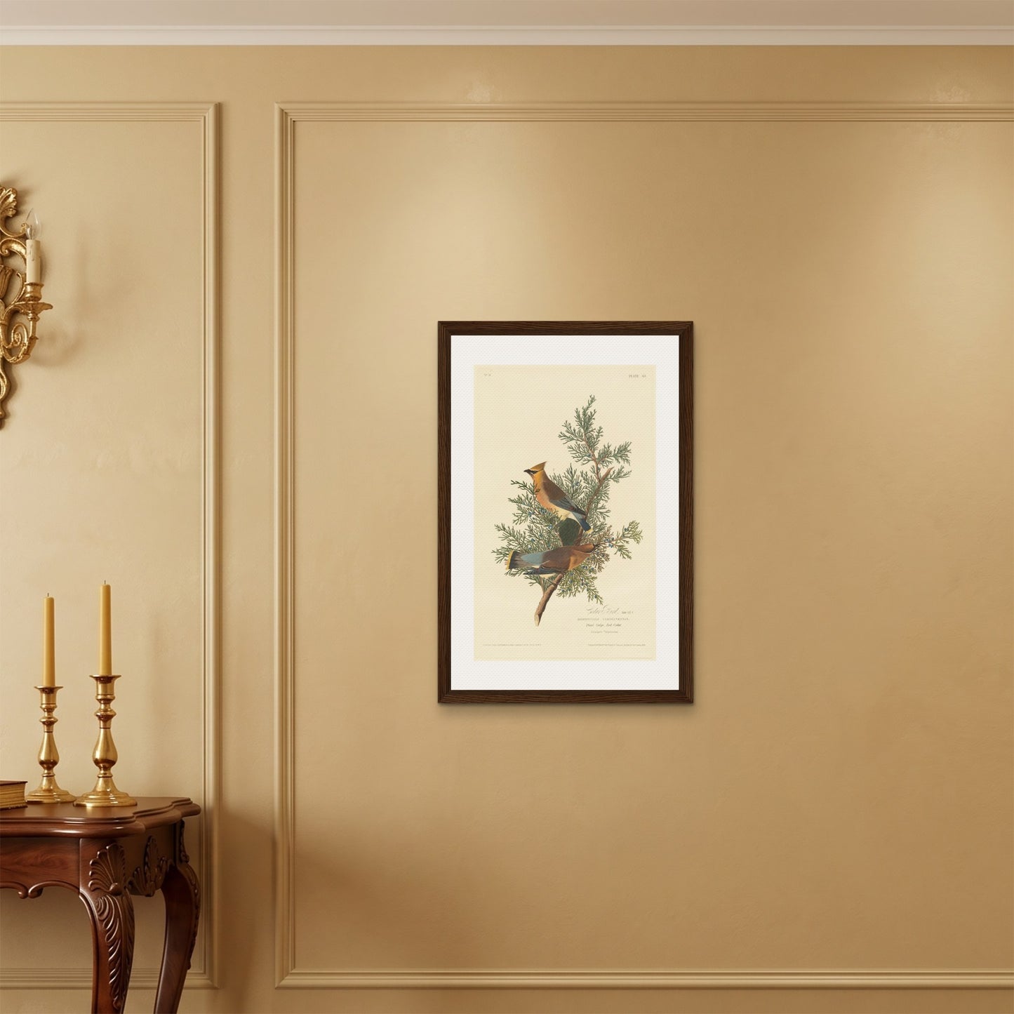 Orlonzo - FRAMED CANVAS DARK WOOD 50x75cm20x30 ROOM