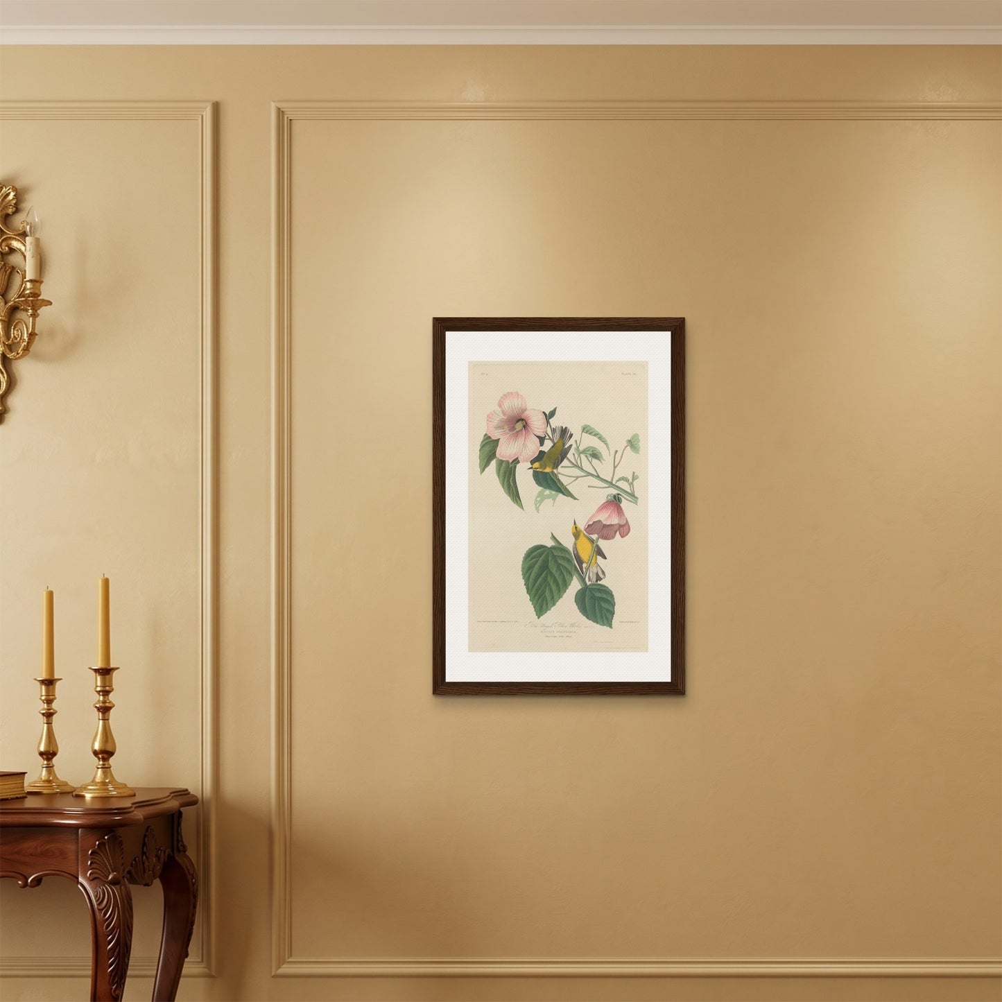 Orlonzo - FRAMED CANVAS DARK WOOD 50x75cm20x30 ROOM