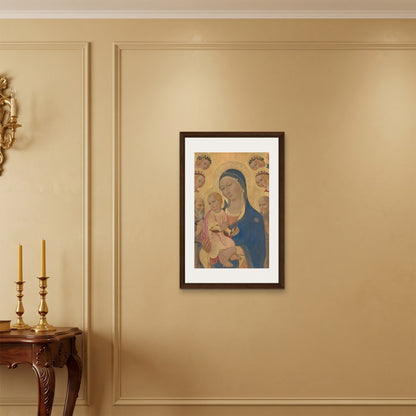 Orlonzo - FRAMED CANVAS DARK WOOD 50x75cm20x30 ROOM