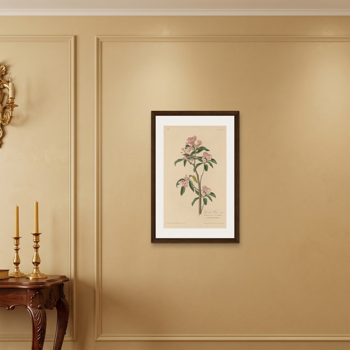 Orlonzo - FRAMED CANVAS DARK WOOD 50x75cm20x30 ROOM