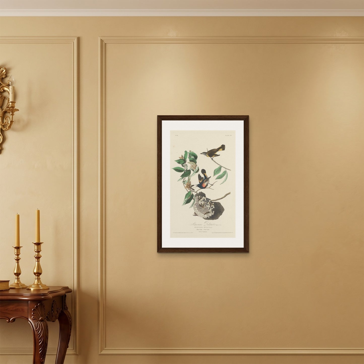 Orlonzo - FRAMED CANVAS DARK WOOD 50x75cm20x30 ROOM