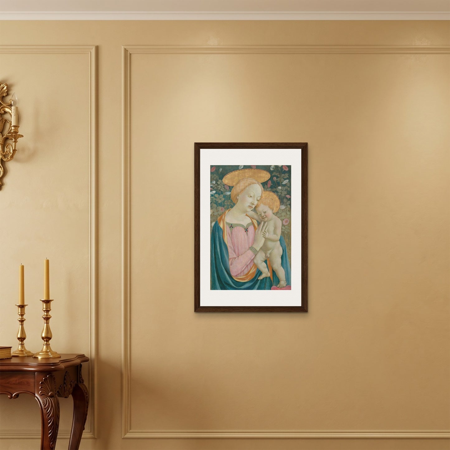 Orlonzo - FRAMED CANVAS DARK WOOD 50x75cm20x30 ROOM